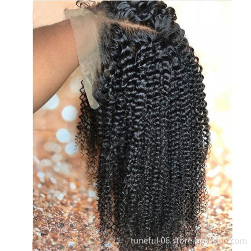 Brazilian Lace Front Wigs Kinky Curly Full Lace Human Hair Wig For Black Women Glueless Cuticle Aligned Lace Frontal Wigs